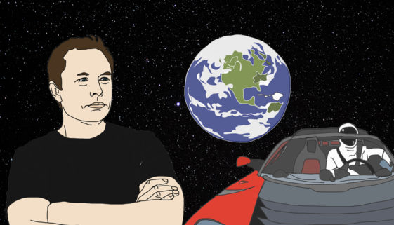 Elon Musk, Tesla e Starman